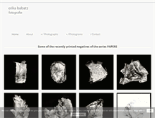 Tablet Screenshot of erikababatz.com